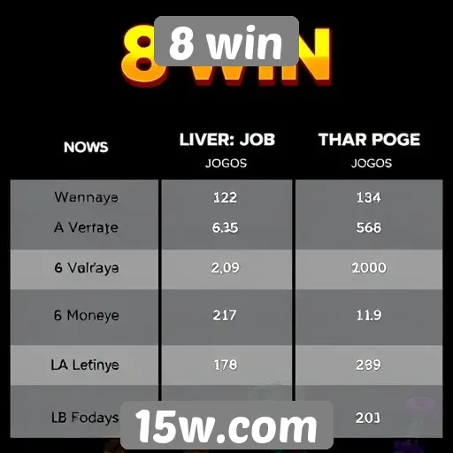 Comparativo entre jogos disponíveis no 8 win